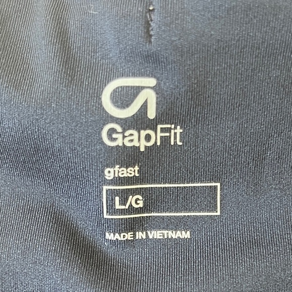GapFit Legging In Navy and Red - Size L Preowned In Overall Good Condition - Picture 3 of 10